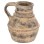 DECORATIVE TABLE VASE VERMO FK4397 TERRACOTTA IN CREAM BEIGE Φ20x20.5Hcm.