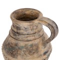 DECORATIVE TABLE VASE VERMO FK4397 TERRACOTTA IN CREAM BEIGE Φ20x20.5Hcm. DECORATIVE TABLE VASE VERMO FK4397 TERRACOTTA IN CREAM BEIGE Φ20x20.5Hcm.