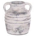 DECORATIVE TABLE VASE VERMO FK4398 TERRACOTTA IN LIGHT GREY Φ21x22Hcm. DECORATIVE TABLE VASE VERMO FK4398 TERRACOTTA IN LIGHT GREY Φ21x22Hcm.