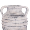 DECORATIVE TABLE VASE VERMO FK4398 TERRACOTTA IN LIGHT GREY Φ21x22Hcm. DECORATIVE TABLE VASE VERMO FK4398 TERRACOTTA IN LIGHT GREY Φ21x22Hcm.