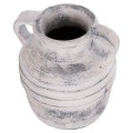 DECORATIVE TABLE VASE VERMO FK4398 TERRACOTTA IN LIGHT GREY Φ21x22Hcm. DECORATIVE TABLE VASE VERMO FK4398 TERRACOTTA IN LIGHT GREY Φ21x22Hcm.