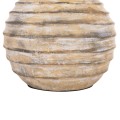DECORATIVE TABLE VASE VERMO FK4401 TERRACOTTA IN BRUSHED BEIGE Φ27x30Hcm. DECORATIVE TABLE VASE VERMO FK4401 TERRACOTTA IN BRUSHED BEIGE Φ27x30Hcm.
