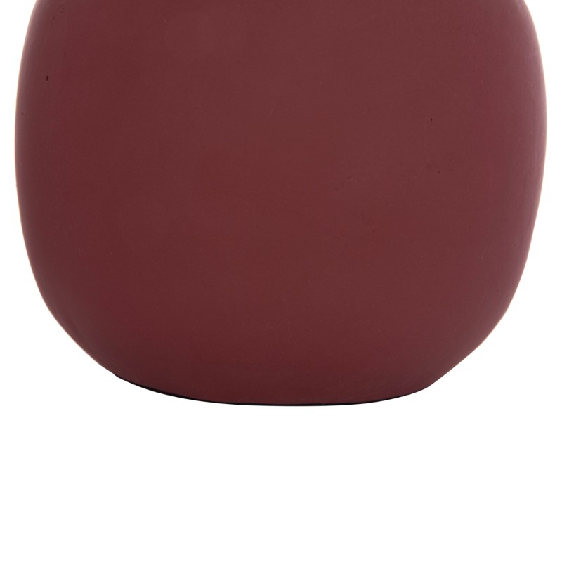 DECORATIVE TABLE VASE LENNOX FK4675.06L TERRACOTA IN MAROON RED--Φ22x20Hcm. DECORATIVE TABLE VASE LENNOX FK4675.06L TERRACOTA IN MAROON RED--Φ22x20Hcm.