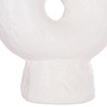 DECORATIVE TABLE VASE NAMENTIS FK4665.02S TERRACOTA IN WHITE COLOR--26x15x32.5Hcm. DECORATIVE TABLE VASE NAMENTIS FK4665.02S TERRACOTA IN WHITE COLOR--26x15x32.5Hcm.