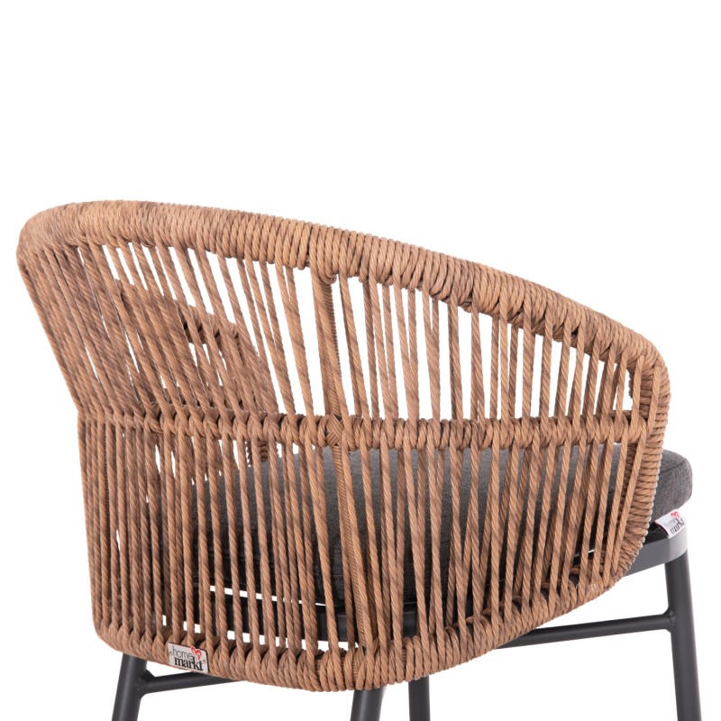 OUTDOOR DINING SET 7PCS KRUM FK21155 DARK GREY ALUMINUM-P.E.RATTAN OUTDOOR DINING SET 7PCS KRUM FK21155 DARK GREY ALUMINUM-P.E.RATTAN