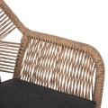 OUTDOOR DINING SET 7PCS KRUM FK21151 DARK GREY ALUMINUM-P.E.TWISTED RATTAN OUTDOOR DINING SET 7PCS KRUM FK21151 DARK GREY ALUMINUM-P.E.TWISTED RATTAN