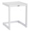 SUNLOUNGER SIDE TABLE BELLING FK6274.01 ALUMINUM IN WHITE 42x43x53Hcm.