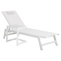 SUNLOUNGER SIDE TABLE BELLING FK6274.01 ALUMINUM IN WHITE 42x43x53Hcm. SUNLOUNGER SIDE TABLE BELLING FK6274.01 ALUMINUM IN WHITE 42x43x53Hcm.