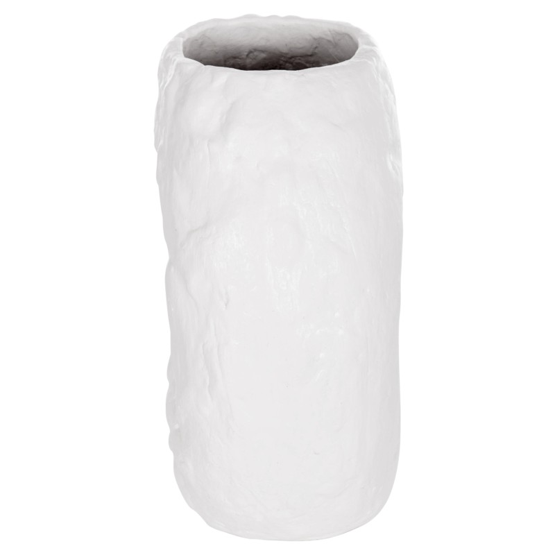 DECORATIVE TABLE VASE NAMENTIS FK4673.02S TERRACOTA IN WHITE COLOR--22x13x28Hcm. DECORATIVE TABLE VASE NAMENTIS FK4673.02S TERRACOTA IN WHITE COLOR--22x13x28Hcm.