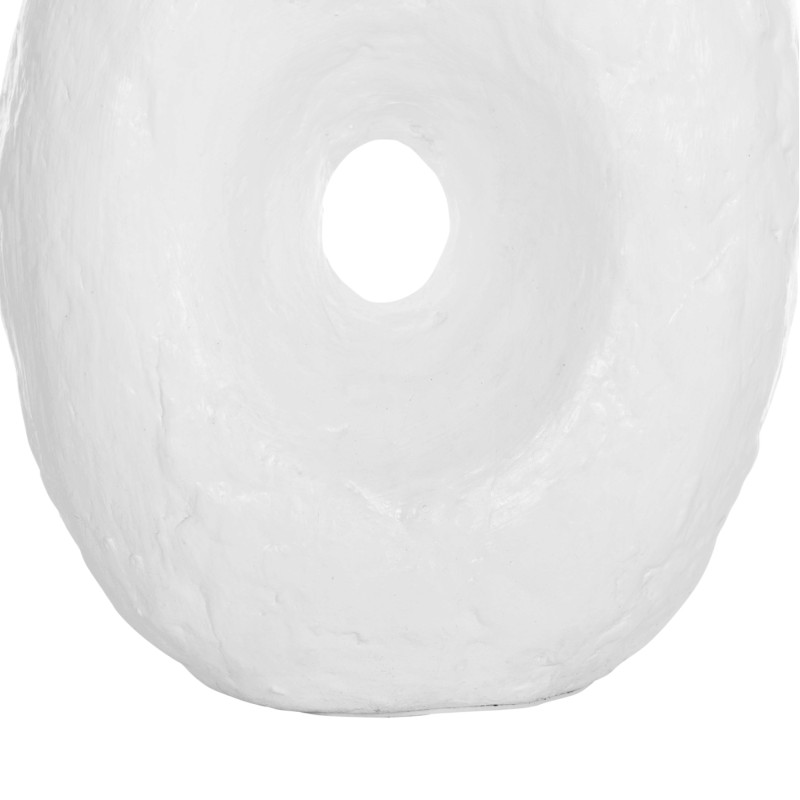 DECORATIVE TABLE VASE NAMENTIS FK4673.02S TERRACOTA IN WHITE COLOR--22x13x28Hcm. DECORATIVE TABLE VASE NAMENTIS FK4673.02S TERRACOTA IN WHITE COLOR--22x13x28Hcm.