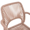 OUTDOOR DINING SET 7PCS KRUM FK21131 WHITE ALUMINUM--P.E.TWISTED RATTAN OUTDOOR DINING SET 7PCS KRUM FK21131 WHITE ALUMINUM--P.E.TWISTED RATTAN