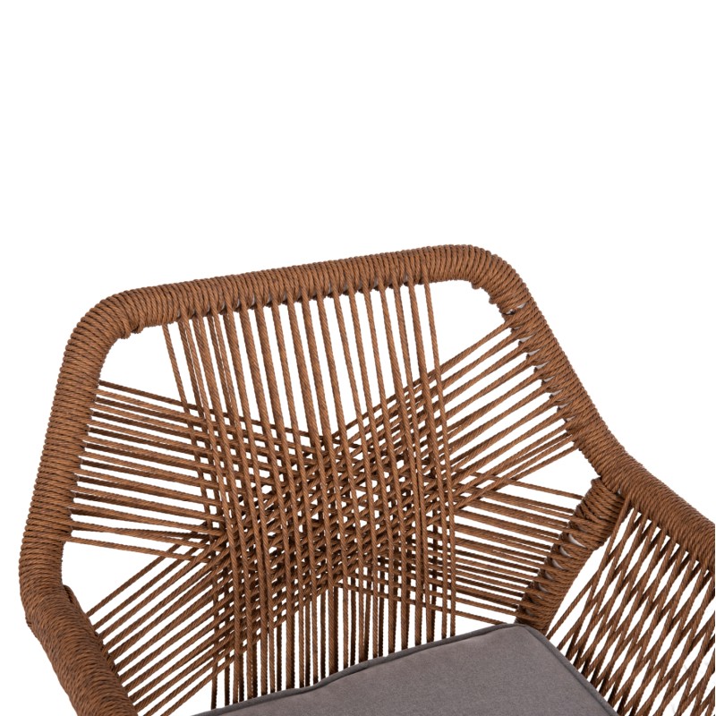 OUTDOOR DINING SET 7PCS KRUM FK21132 WHITE ALUMINUM--P.E.TWISTED RATTAN OUTDOOR DINING SET 7PCS KRUM FK21132 WHITE ALUMINUM--P.E.TWISTED RATTAN