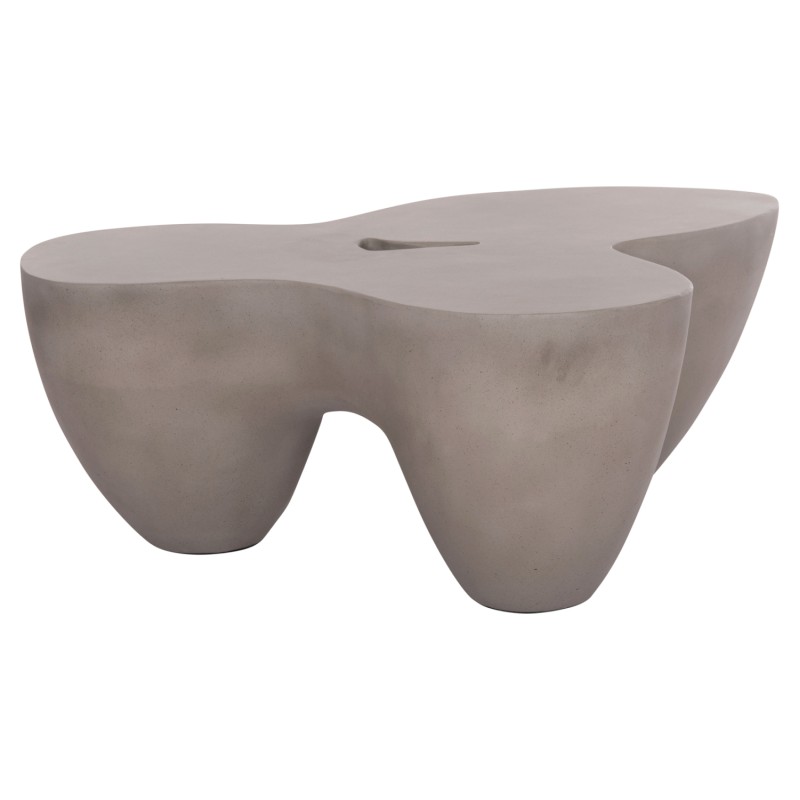 COFFEE TABLE SALLEN FK18161.03 FIBER CEMENT IN GREY--108x94x38.5Hcm. COFFEE TABLE SALLEN FK18161.03 FIBER CEMENT IN GREY--108x94x38.5Hcm.