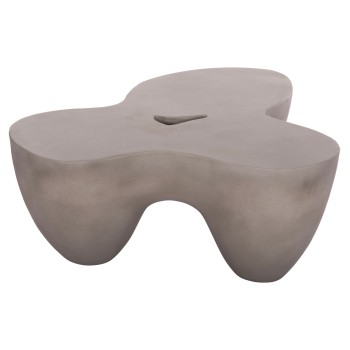 COFFEE TABLE SALLEN FK18161.03 FIBER CEMENT IN GREY--108x94x38.5Hcm.