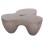 COFFEE TABLE SALLEN FK18161.03 FIBER CEMENT IN GREY--108x94x38.5Hcm.
