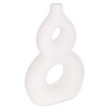 TABLE DECORATIVE VASE FIORIN FK4666.02S TERRACOTA IN WHITE--21x7.5x31Hcm. TABLE DECORATIVE VASE FIORIN FK4666.02S TERRACOTA IN WHITE--21x7.5x31Hcm.