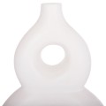 TABLE DECORATIVE VASE FIORIN FK4666.02S TERRACOTA IN WHITE--21x7.5x31Hcm. TABLE DECORATIVE VASE FIORIN FK4666.02S TERRACOTA IN WHITE--21x7.5x31Hcm.