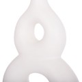 TABLE DECORATIVE VASE FIORIN FK4666.02S TERRACOTA IN WHITE--21x7.5x31Hcm. TABLE DECORATIVE VASE FIORIN FK4666.02S TERRACOTA IN WHITE--21x7.5x31Hcm.