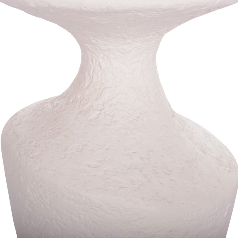 SIDE TABLE REBON FK18156.02S FIBER CEMENT IN WHITE--Φ27.5x50Hcm