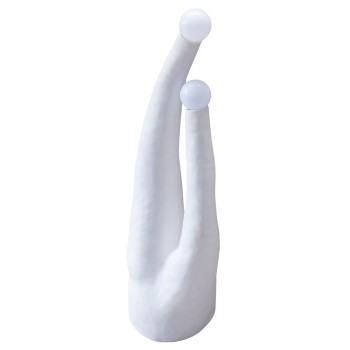 DECORATIVE FLOOR LAMP TUSKEN FK4702.02 FIBER CEMENT-WHITE 50x43x145Hcm.