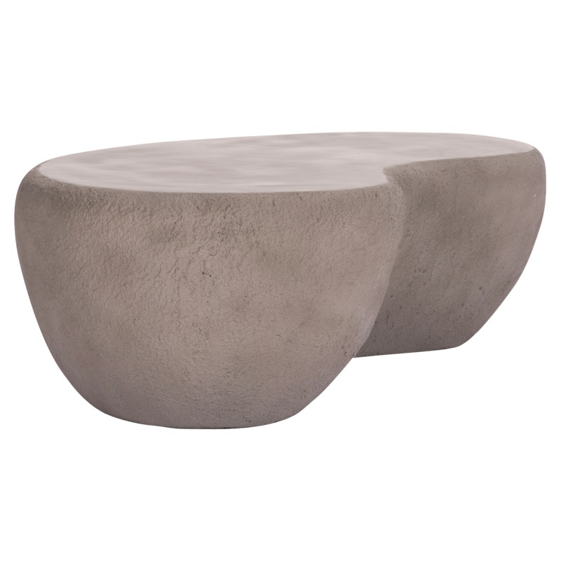 COFFEE TABLE GERSON FK18151.03L FIBER CEMENT IN GREY--122x78,5x40Hcm.