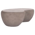 COFFEE TABLE GERSON FK18151.03S FIBER CEMENT IN GREY--104x72x40Hcm.