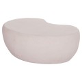 COFFEE TABLE GERSON FK18151.02S FIBER CEMENT IN WHITE--104x72x40Hcm.