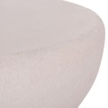 COFFEE TABLE GERSON FK18151.02S FIBER CEMENT IN WHITE--104x72x40Hcm.