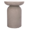SIDE TABLE ANNA FK18160.03 FIBER CEMENT IN GREY--Φ60x76Hcm.