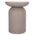 SIDE TABLE ANNA FK18160.03 FIBER CEMENT IN GREY--Φ60x76Hcm. SIDE TABLE ANNA FK18160.03 FIBER CEMENT IN GREY--Φ60x76Hcm.