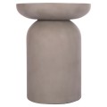 SIDE TABLE ANNA FK18160.03 FIBER CEMENT IN GREY--Φ60x76Hcm. SIDE TABLE ANNA FK18160.03 FIBER CEMENT IN GREY--Φ60x76Hcm.