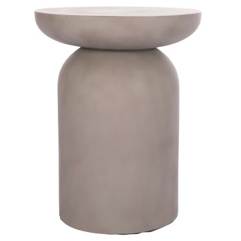 SIDE TABLE ANNA FK18160.03 FIBER CEMENT IN GREY--Φ60x76Hcm.