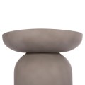 SIDE TABLE ANNA FK18160.03 FIBER CEMENT IN GREY--Φ60x76Hcm. SIDE TABLE ANNA FK18160.03 FIBER CEMENT IN GREY--Φ60x76Hcm.