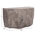 CONSOLE ROCK INTERON FK18152.03 FIBER CEMENT IN GREY--120x50x71Hcm.
