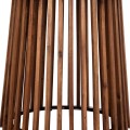 OUTDOOR ROUND DINING TABLE CRISTOBAL FK6235 ACACIA WOOD-CEMENT TOP Φ120x77Hcm.