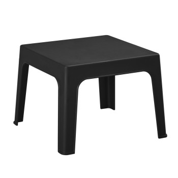 SQUARE COFFEE TABLE SLEEK FK6371.02 POLYPROPYLENE IN BLACK 56x56x40Hcm.