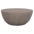 COFFEE TABLE ROUND ALLAN FK18162.03 FIBER CEMENT IN GREY--Φ92x49Hcm. COFFEE TABLE ROUND ALLAN FK18162.03 FIBER CEMENT IN GREY--Φ92x49Hcm.