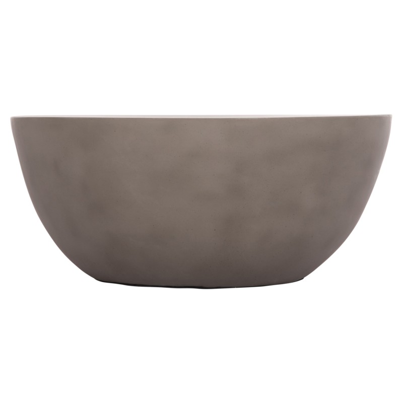 COFFEE TABLE ROUND ALLAN FK18162.03 FIBER CEMENT IN GREY--Φ92x49Hcm. COFFEE TABLE ROUND ALLAN FK18162.03 FIBER CEMENT IN GREY--Φ92x49Hcm.