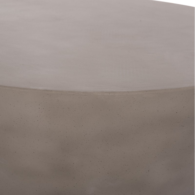 COFFEE TABLE ROUND ALLAN FK18162.03 FIBER CEMENT IN GREY--Φ92x49Hcm. COFFEE TABLE ROUND ALLAN FK18162.03 FIBER CEMENT IN GREY--Φ92x49Hcm.