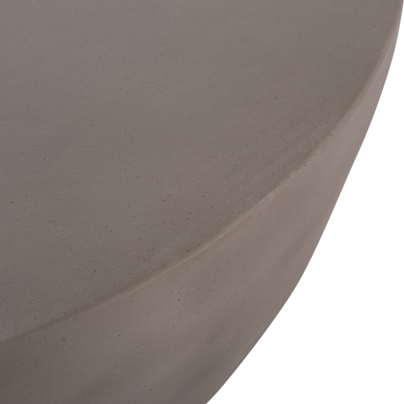 COFFEE TABLE ROUND ALLAN FK18162.03 FIBER CEMENT IN GREY--Φ92x49Hcm. COFFEE TABLE ROUND ALLAN FK18162.03 FIBER CEMENT IN GREY--Φ92x49Hcm.
