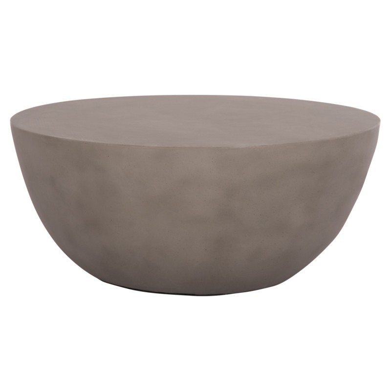 COFFEE TABLE ROUND ALLAN FK18162.03 FIBER CEMENT IN GREY--Φ92x49Hcm. COFFEE TABLE ROUND ALLAN FK18162.03 FIBER CEMENT IN GREY--Φ92x49Hcm.