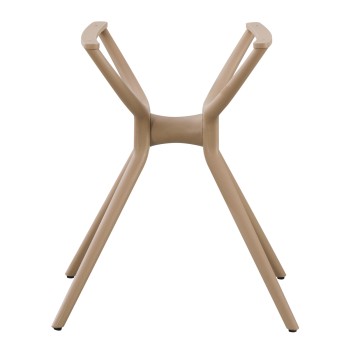 POLYPROPYLENE TABLE BASE CAPPUCCINO FK462.04 FOR TABLETOP 80X80cm. POLYPROPYLENE TABLE BASE CAPPUCCINO FK462.04 FOR TABLETOP 80X80cm.