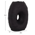 DECORATIVE TABLE VASE NAMENTIS FK4673.01L TERRACOTA IN BLACK COLOR--26.5x16x36.5Hcm. DECORATIVE TABLE VASE NAMENTIS FK4673.01L TERRACOTA IN BLACK COLOR--26.5x16x36.5Hcm.