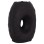 DECORATIVE TABLE VASE NAMENTIS FK4673.01L TERRACOTA IN BLACK COLOR--26.5x16x36.5Hcm.