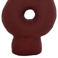 DECORATIVE TABLE VASE NAMENTIS FK4665.03S TERRACOTA IN MAROON RED COLOR--26x15x32.5Hcm. DECORATIVE TABLE VASE NAMENTIS FK4665.03S TERRACOTA IN MAROON RED COLOR--26x15x32.5Hcm.