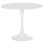 ROUND DINING TABLE BROLIN FK18141.01 MDF TOP-METAL BASE--WHITE Φ90x73Hcm.