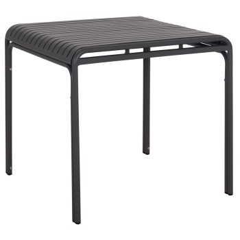 OUTDOOR SQUARE ALUMINUM TABLE RACHEL FK6338.01 GREY COLOR 80x80x76Hcm.