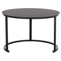 COFFEE TABLES 2PCS SET TALOS FK18140.02 BLACK MARBLE LOOK CERAMIC TOP Φ70x45.5Hcm. COFFEE TABLES 2PCS SET TALOS FK18140.02 BLACK MARBLE LOOK CERAMIC TOP Φ70x45.5Hcm.