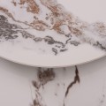 COFFEE TABLES 2PCS SET TALOS FK18140.03 WHITE MARBLE WITH BROWN "WATERS" LOOK CERAMIC TOP Φ70x45.5Hcm. COFFEE TABLES 2PCS SET TALOS FK18140.03 WHITE MARBLE WITH BROWN "WATERS" LOOK CERAMIC TOP Φ70x45.5Hcm.