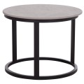 COFFEE TABLES 2PCS SET TALOS FK18140.04 GREY MARBLE LOOK CERAMIC TOP Φ70x45.5Hcm. COFFEE TABLES 2PCS SET TALOS FK18140.04 GREY MARBLE LOOK CERAMIC TOP Φ70x45.5Hcm.